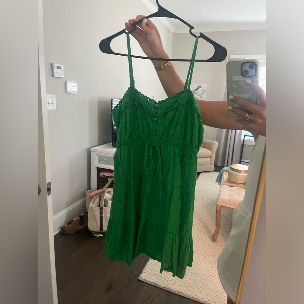 Jessica Simpson Green Sundress